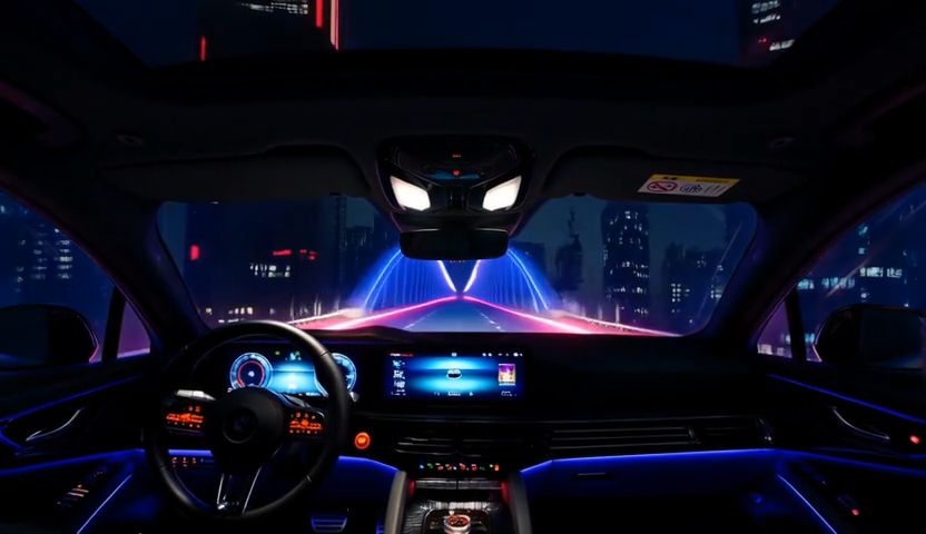 car interior at 2 minutes 40 seconds